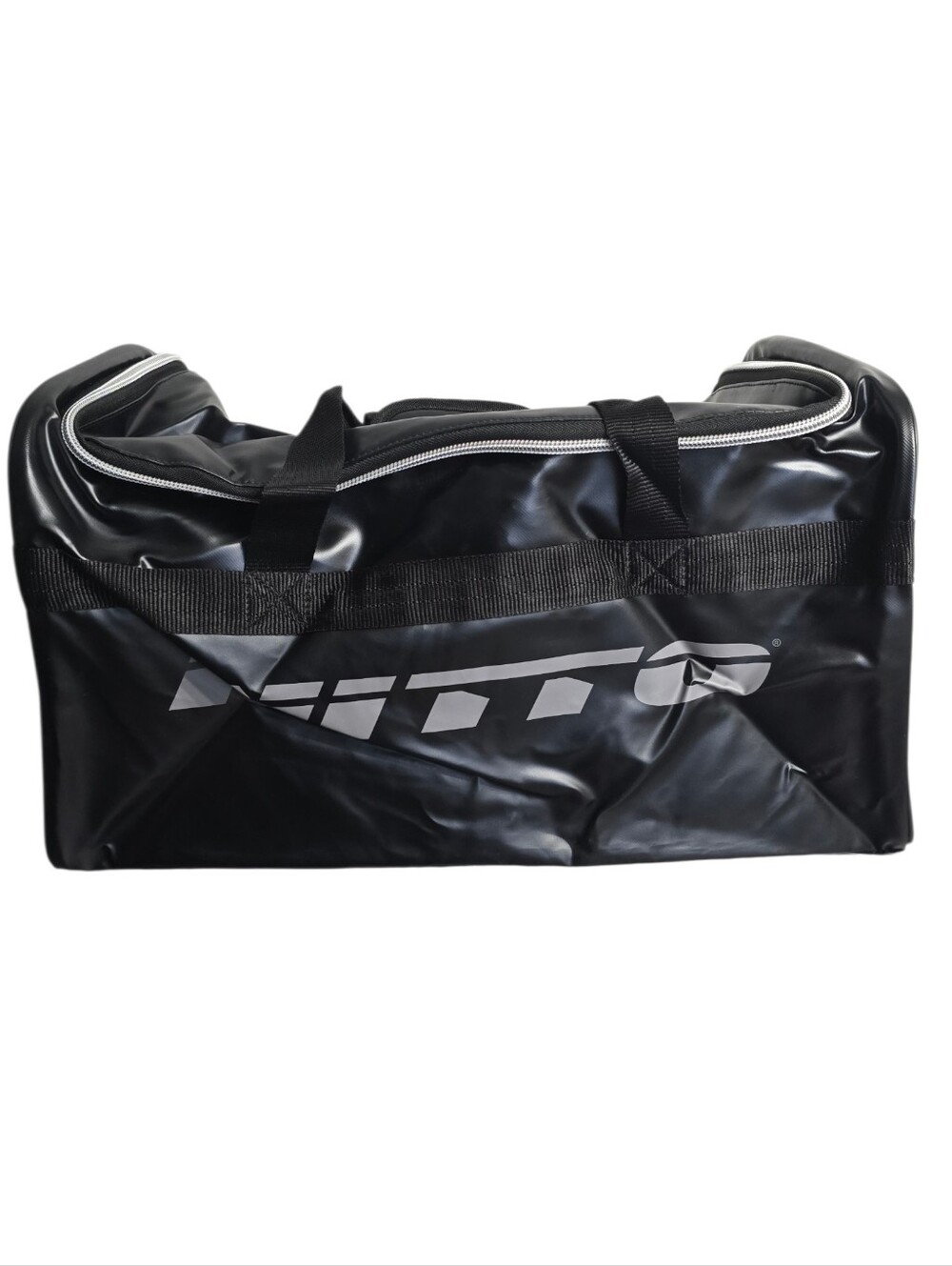 Nitto Black Vinyl Travel Duffel Bag